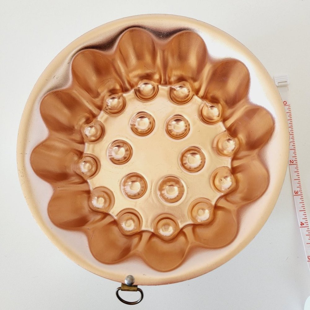 Vintage Copper Jello Mold Wall Decor